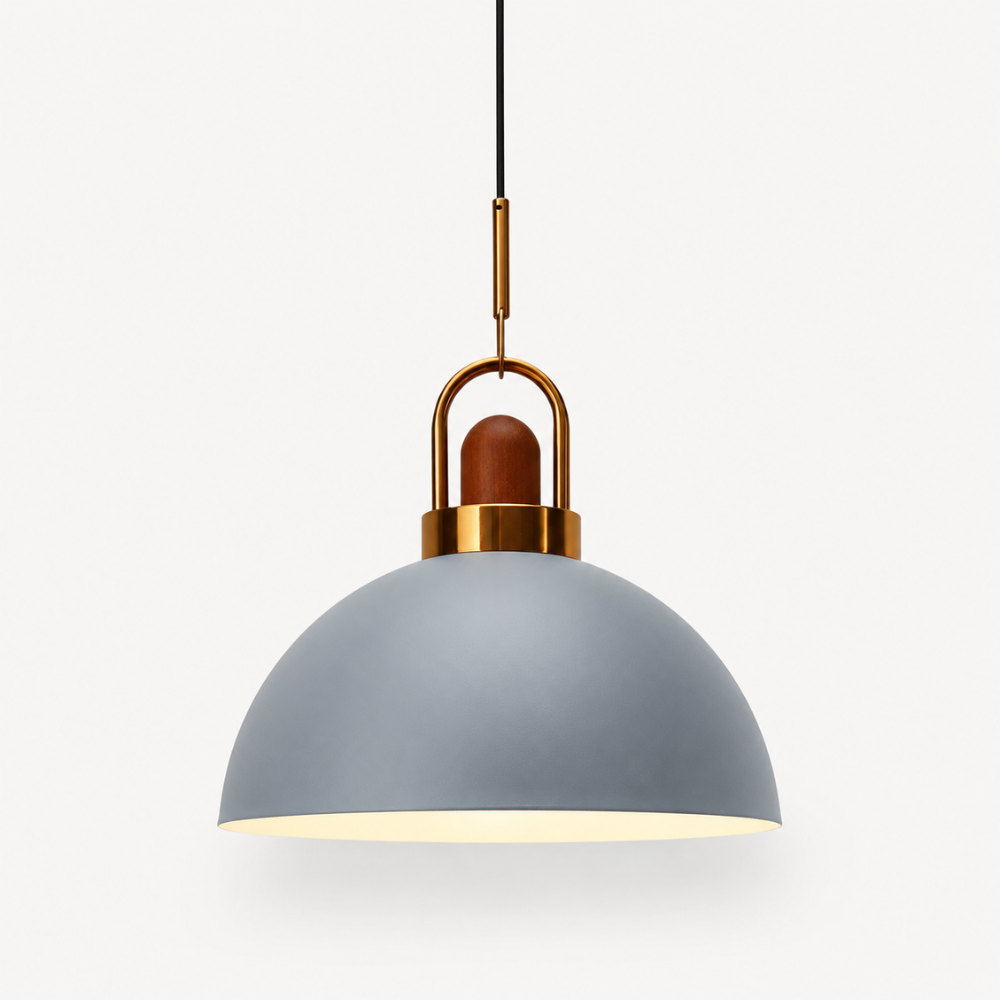 Nowoczesna Lampa Wisząca z Metalowym Kloszem – Regulowana Lampa Sufitowa do Kuchni, Jadalni i Salonu