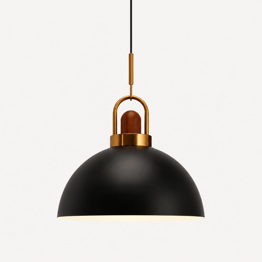 Nowoczesna Lampa Wisząca z Metalowym Kloszem – Regulowana Lampa Sufitowa do Kuchni, Jadalni i Salonu