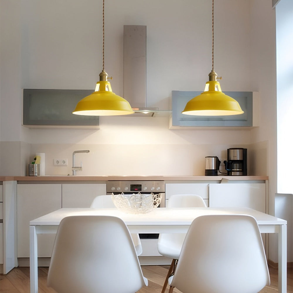 BarnFlare Ceiling Lights – Kolorowa lampa wisząca LED w stylu industrialnym z makaronikami 5
