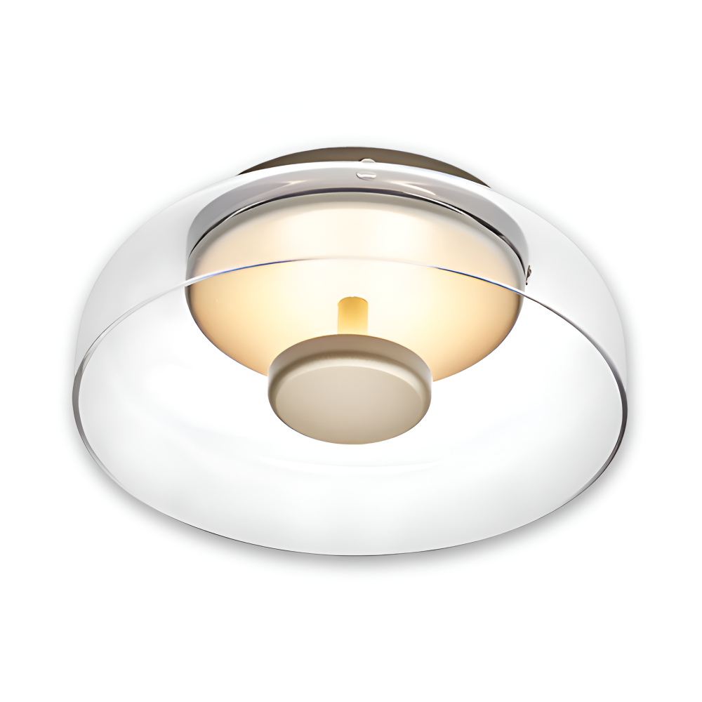 Lampa sufitowa szklana LED – plafon do salonu – 8