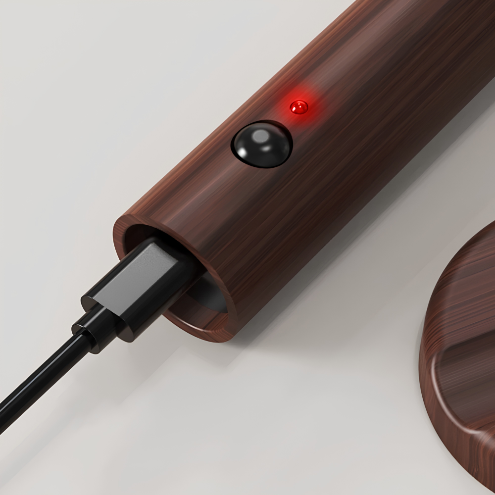 Ecolight Kinkiet Ścienny | Drewno i Akryl, Z Czujnikiem Ruchu, Nordycki Design
