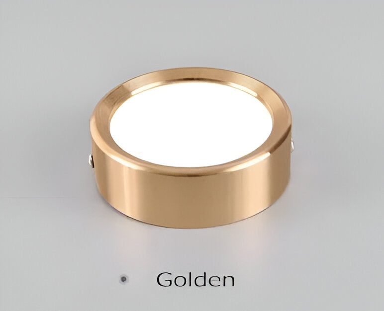 Oczko sufitowe LED ultra slim – oprawa natynkowa Ø 7,5 do 12,5 cm, 3 kolory i 3 barwy światła