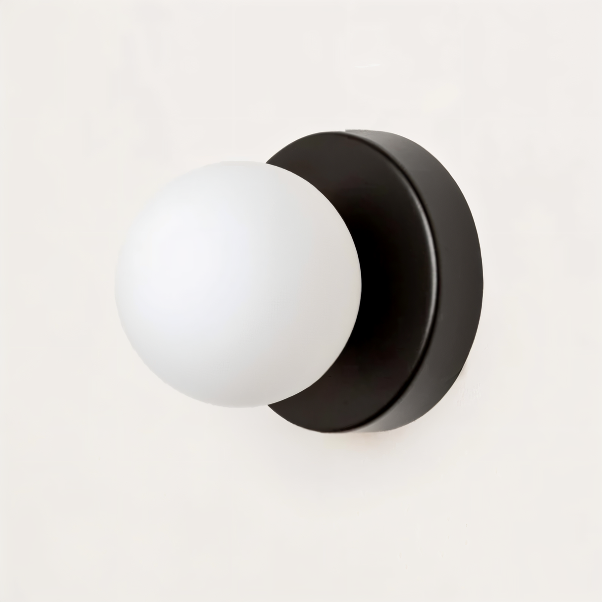 Kinkiet do sypialni ze szklaną kulą – lampa ścienna G9 12 cm w 5 kolorach