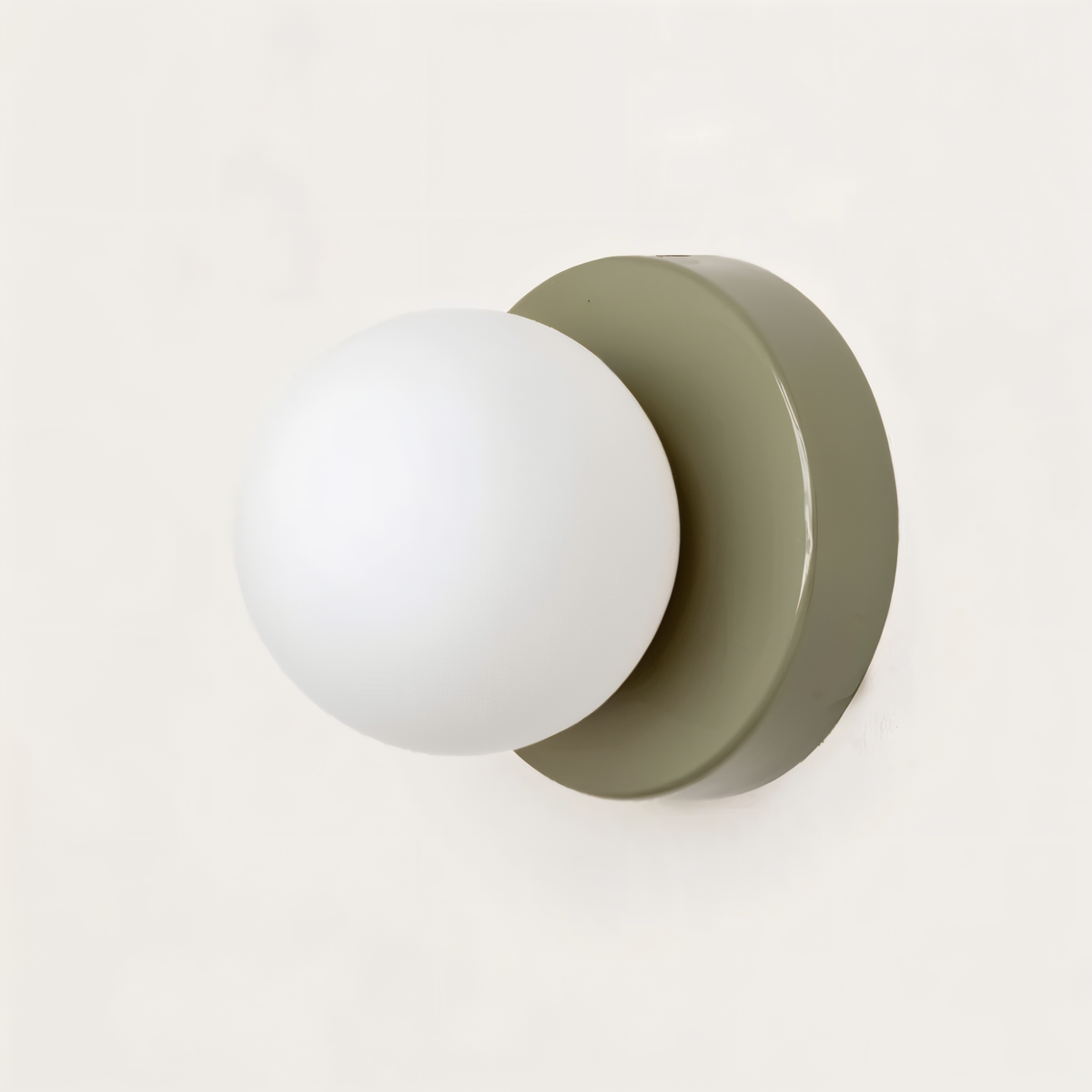 Kinkiet do sypialni ze szklaną kulą – lampa ścienna G9 12 cm w 5 kolorach