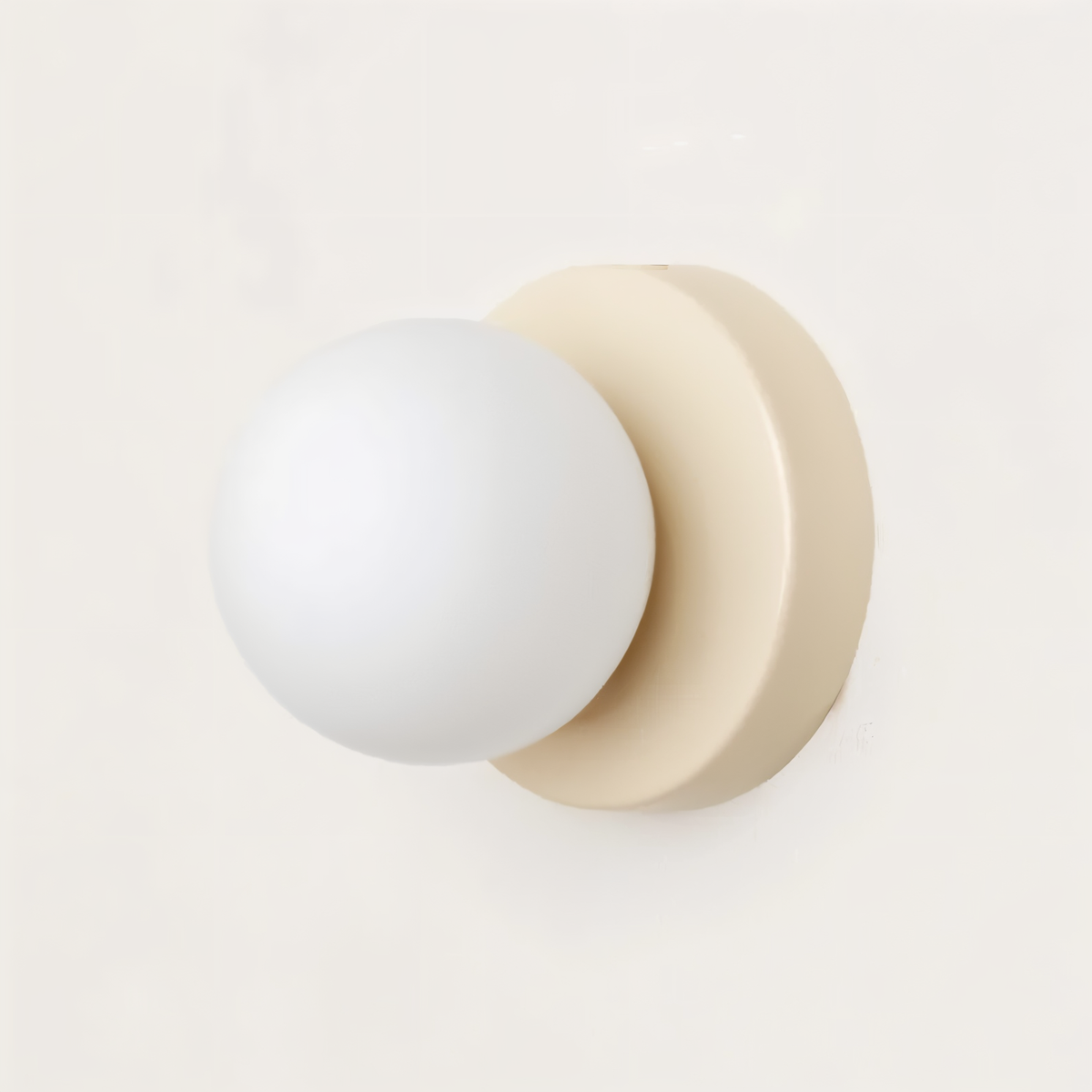 Kinkiet do sypialni ze szklaną kulą – lampa ścienna G9 12 cm w 5 kolorach
