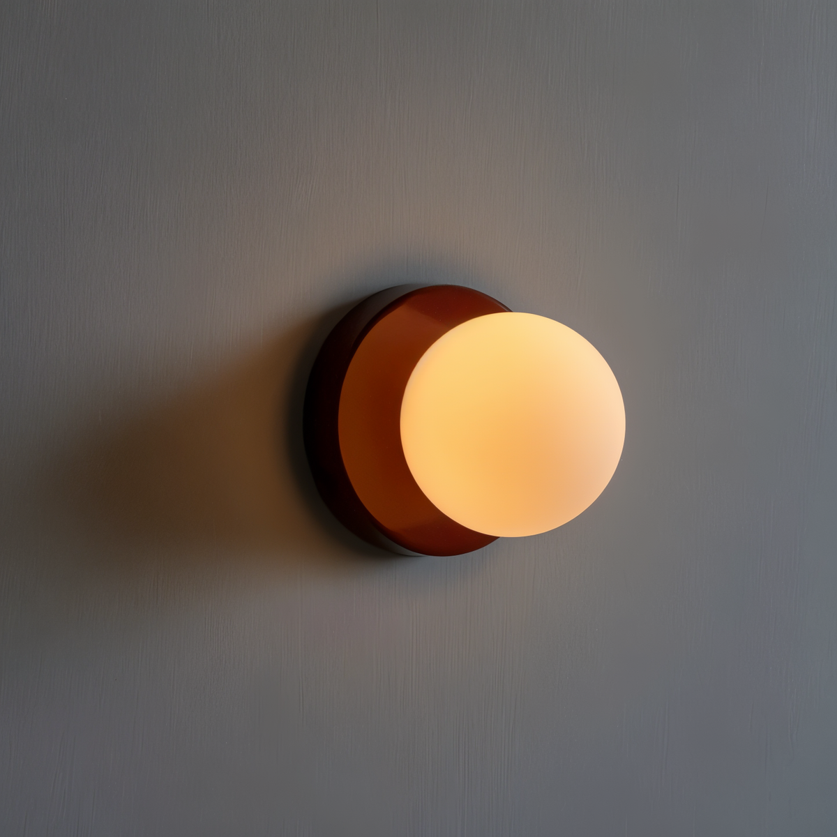 Kinkiet do sypialni ze szklaną kulą – lampa ścienna G9 12 cm w 5 kolorach
