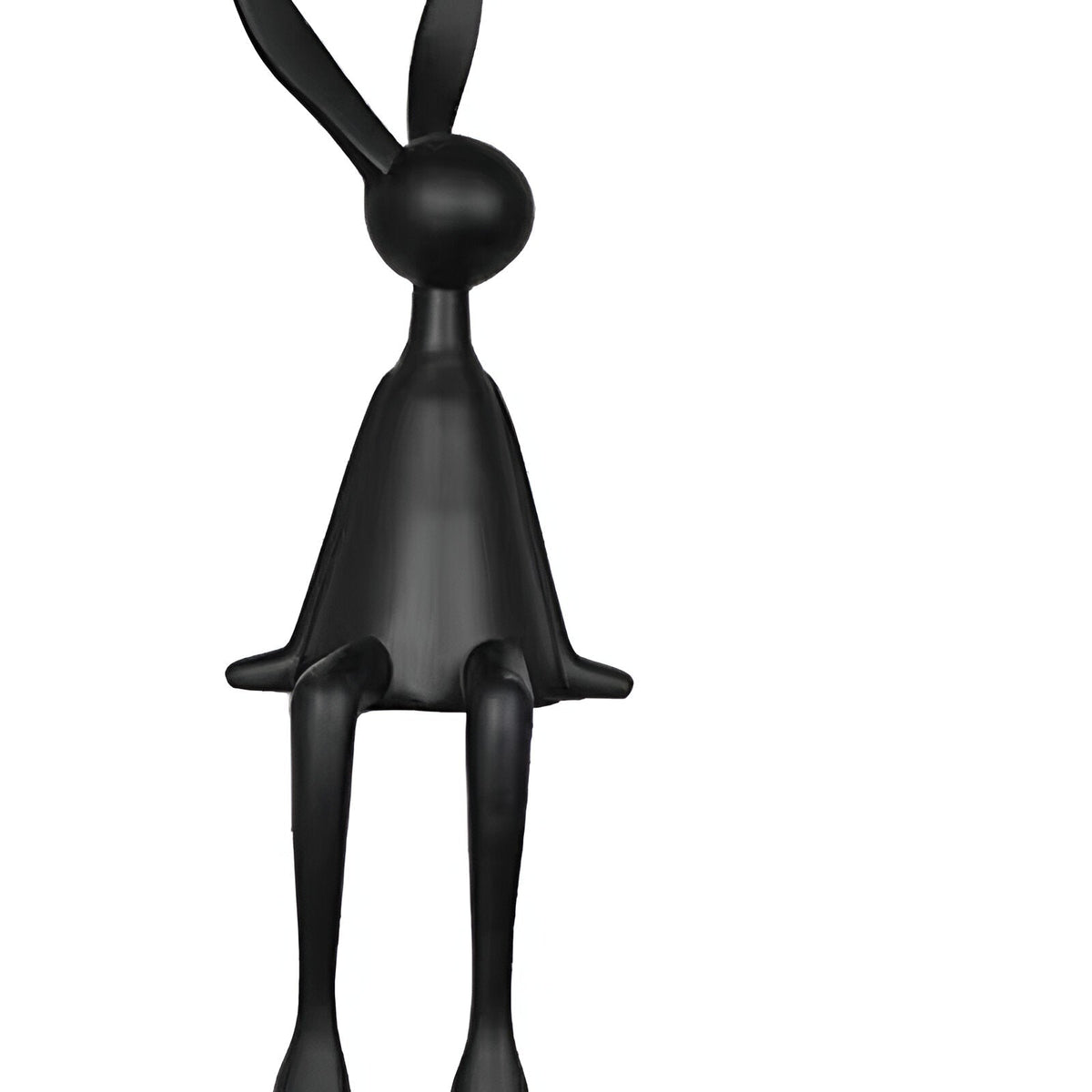 Figurka królika z żywicy 18 lub 50 cm – siedzący zając, dekoracja do salonu, 3 kolory