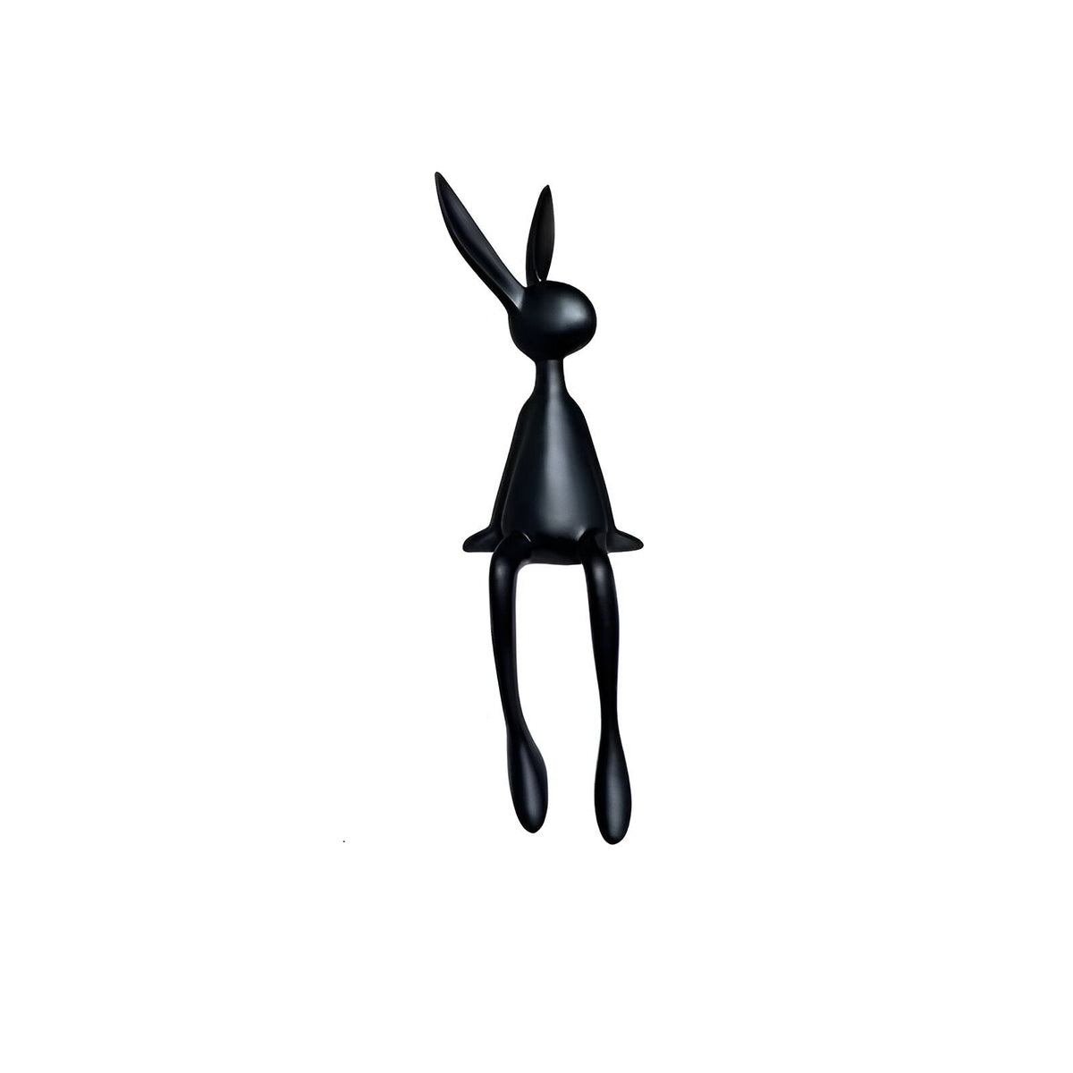 Figurka królika z żywicy 18 lub 50 cm – siedzący zając, dekoracja do salonu, 3 kolory
