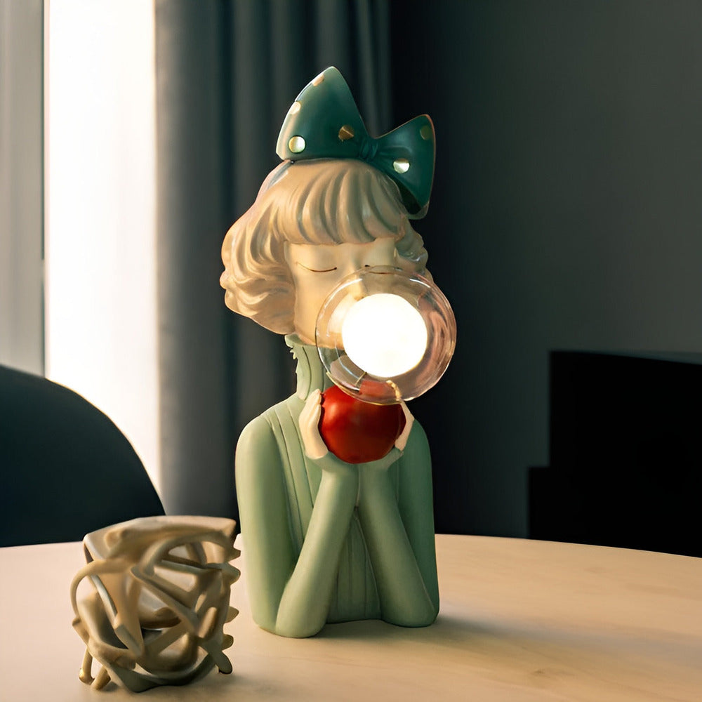 Lampa stołowa BubbleFairies – Urocze kwartet figurek dziewczynek z kreskówek 4