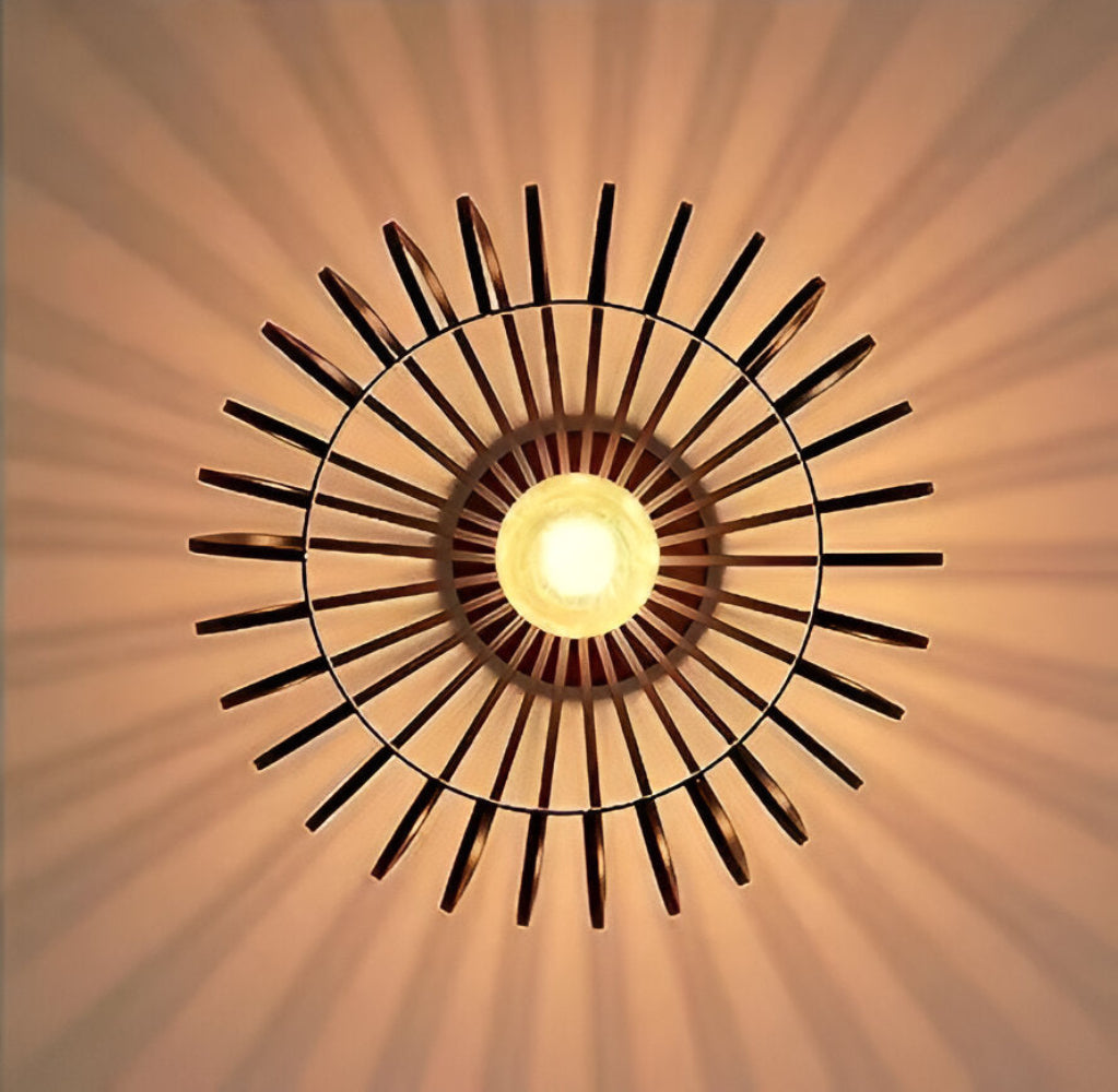 Lampa sufitowa E27 Birdcage - Czarna lampa w kształcie klatki - Lampa sufitowa do montażu na powierzchni 7