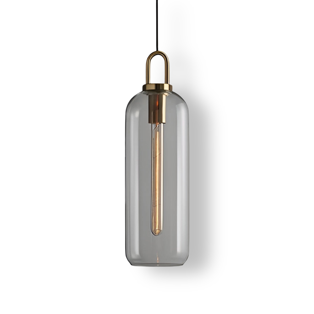 Lampa sufitowa GlassGleam – jednostronna lampa w kształcie kuli ze szkła w stylu vintage 16