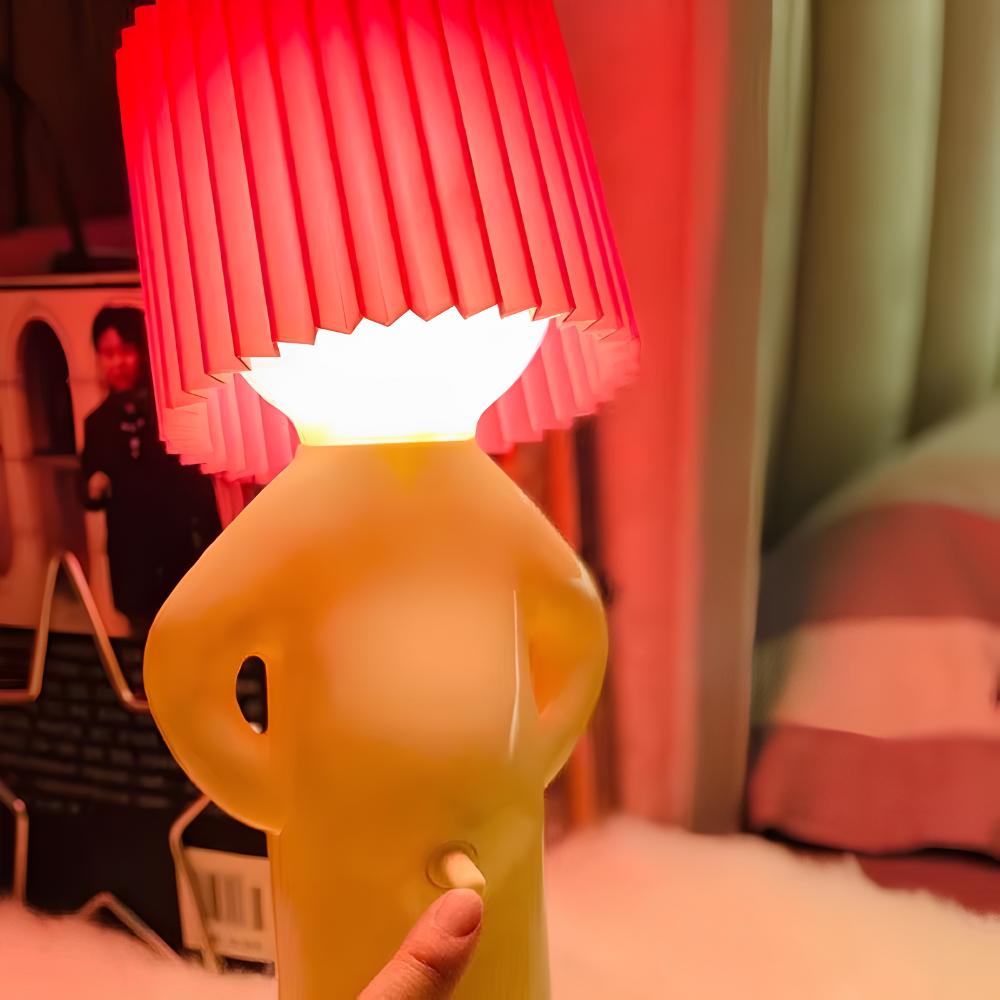 Lil'Lad Lampa Stołowa | Kreatywny Design LED, Idealna do Salonów i Sypialni