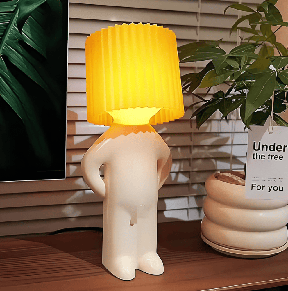 Lil'Lad Lampa Stołowa | Kreatywny Design LED, Idealna do Salonów i Sypialni 0