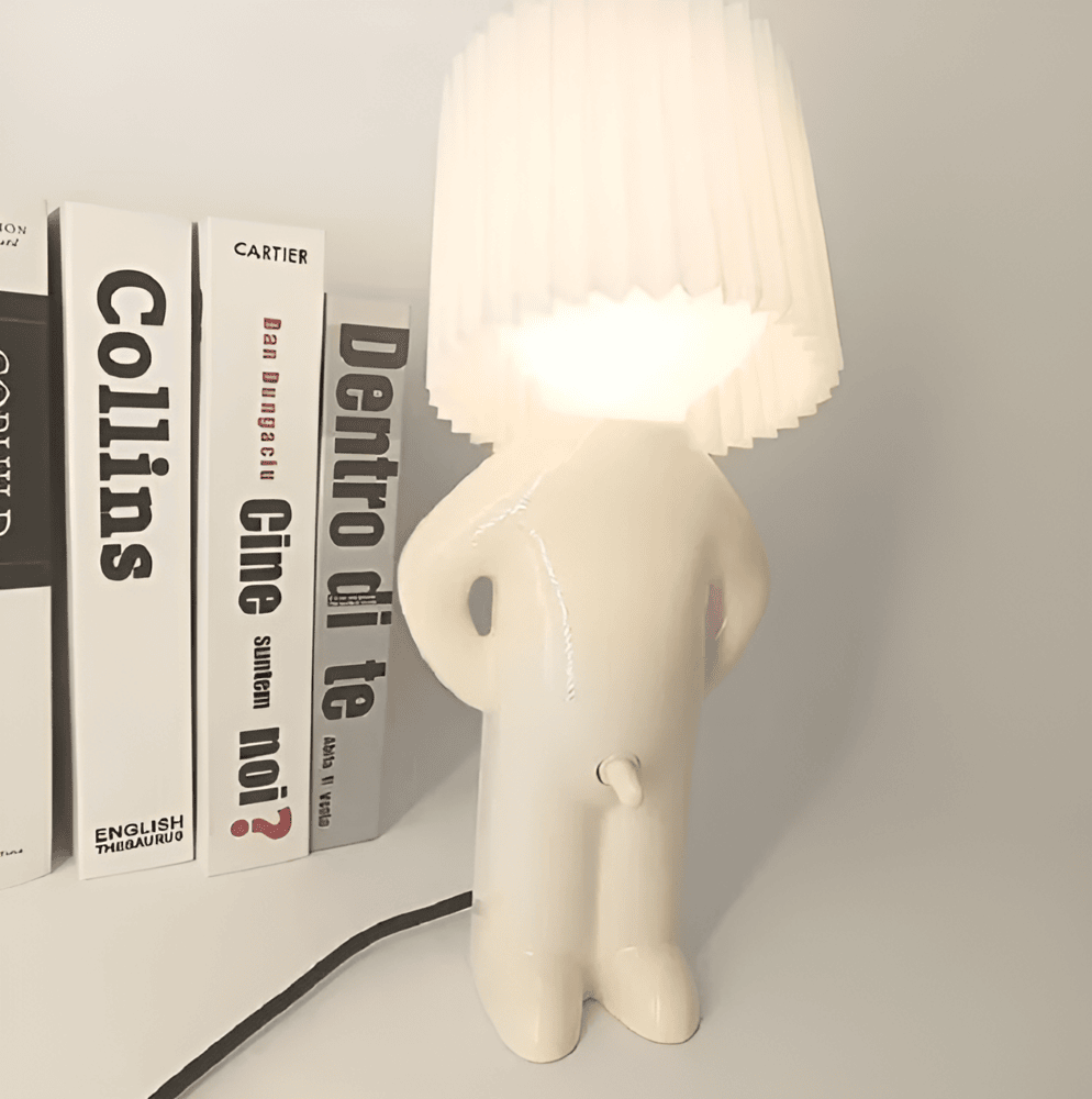 Lil'Lad Lampa Stołowa | Kreatywny Design LED, Idealna do Salonów i Sypialni 9