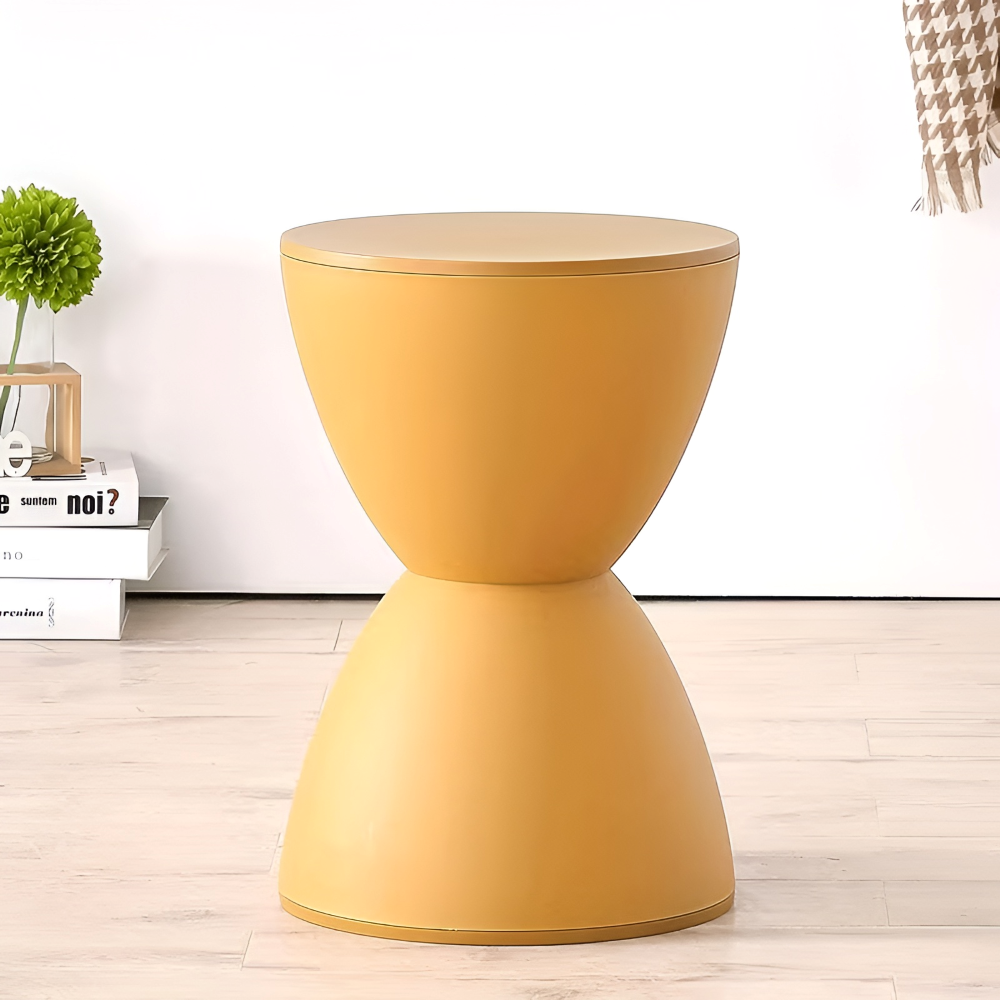 Minimalistyczne Krzesło 30x44cm - Plastikowe Białe Stołek do Salonu 11