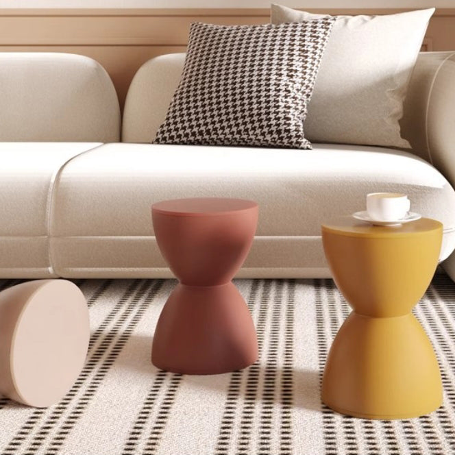 Minimalistyczne Krzesło 30x44cm - Plastikowe Białe Stołek do Salonu 3