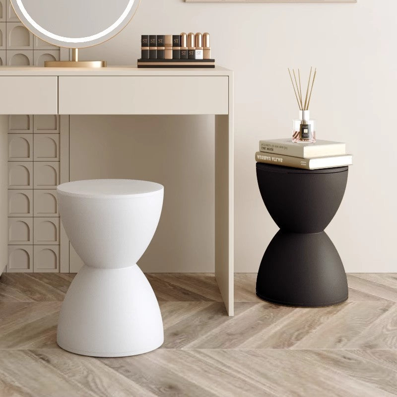 Minimalistyczne Krzesło 30x44cm - Plastikowe Białe Stołek do Salonu 5