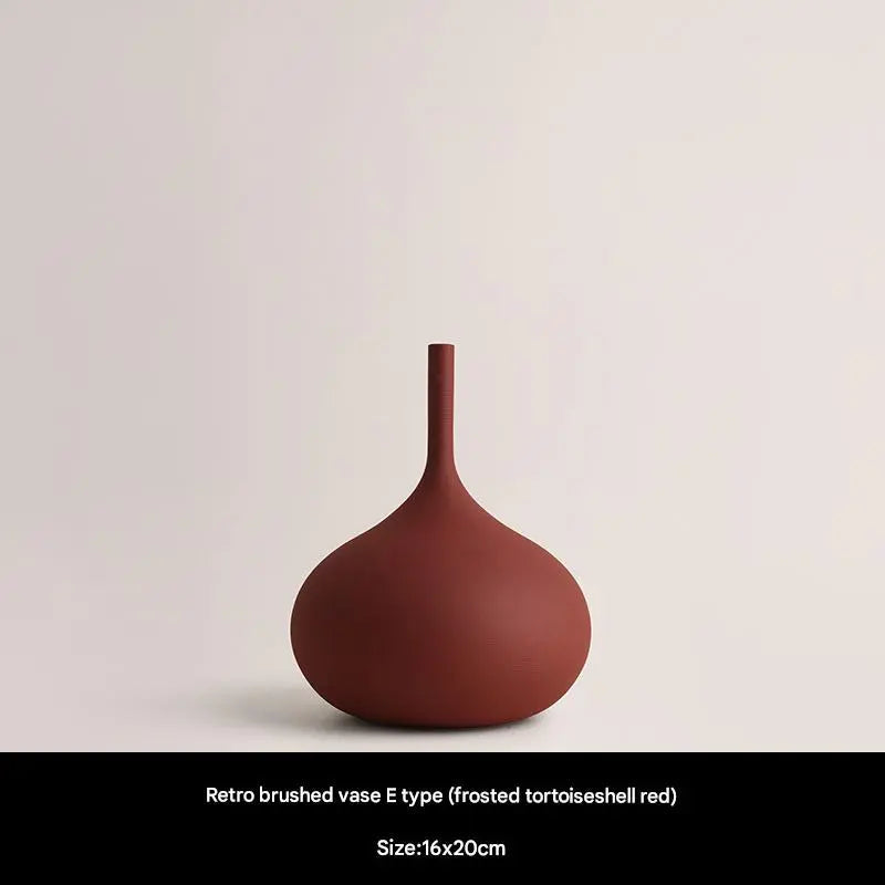 Morandi Style Ceramic Vase - Elegant White Porcelain for Stylish Interiors 5