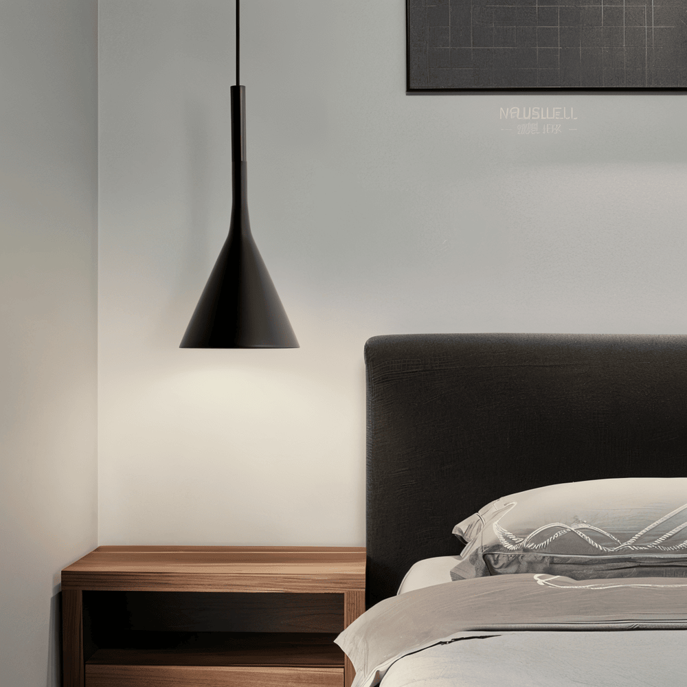 Nowoczesne lampy wiszące stożkowe - lampa sufitowa nordycka 7