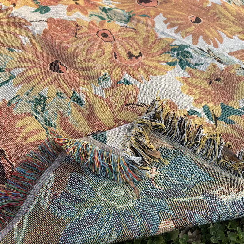 Nowoczesny Koc Piknikowy 180x230 cm – Wodoodporny, Kwiatowy Wzór, Lekki Do Użytku Na Zewnątrz 5