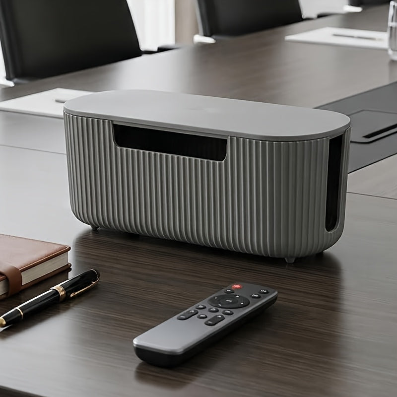 Nowoczesny organizer na kable 29,5x11,4 cm – trwałe tworzywo z wentylacją, minimalistyczny design do biura i domu 1