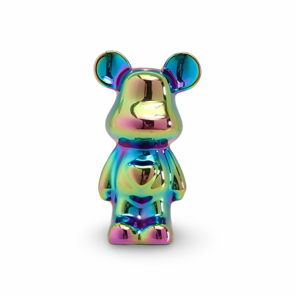Skarbonka ceramiczna miś 27,5 cm – figurka misia 17,5 cm lub skarbonka, 6 kolorów