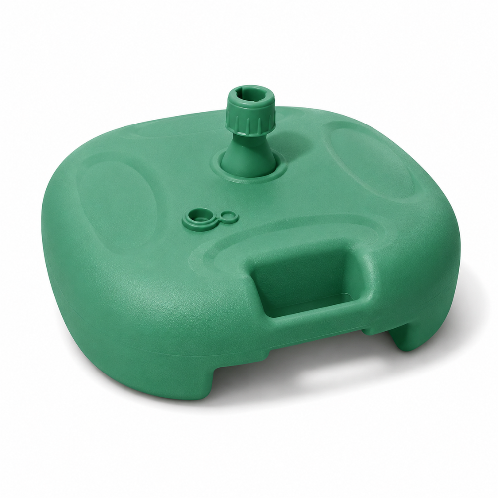 Plastikowa podstawa do parasola, 40 x 40 x 25 cm, do wody lub piasku, do ogrodu, na patio, na plażę 9