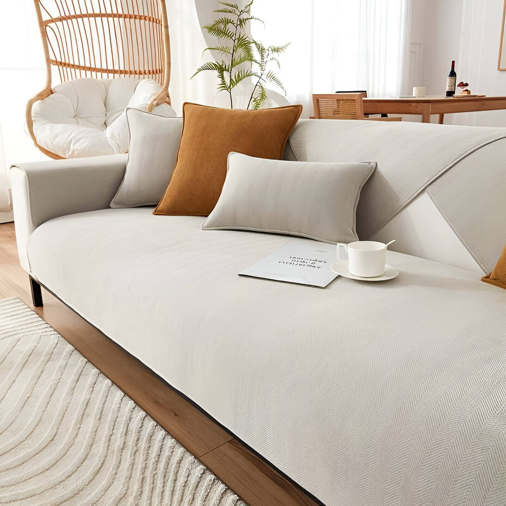 Premium SofaCover - Stylowy, Trwały i Przyjazny Zwierzętom Pokrowiec Na Sofę 9