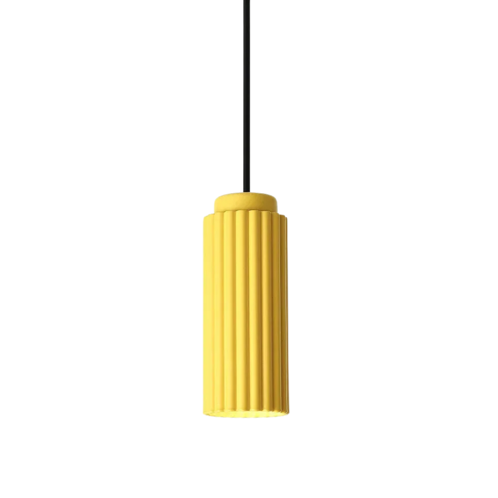 Regulowana Lampa Wisząca LED z Ryflowanym Kloszem – Nowoczesna Lampa Sufitowa do Kuchni, Jadalni i Nad Wyspę