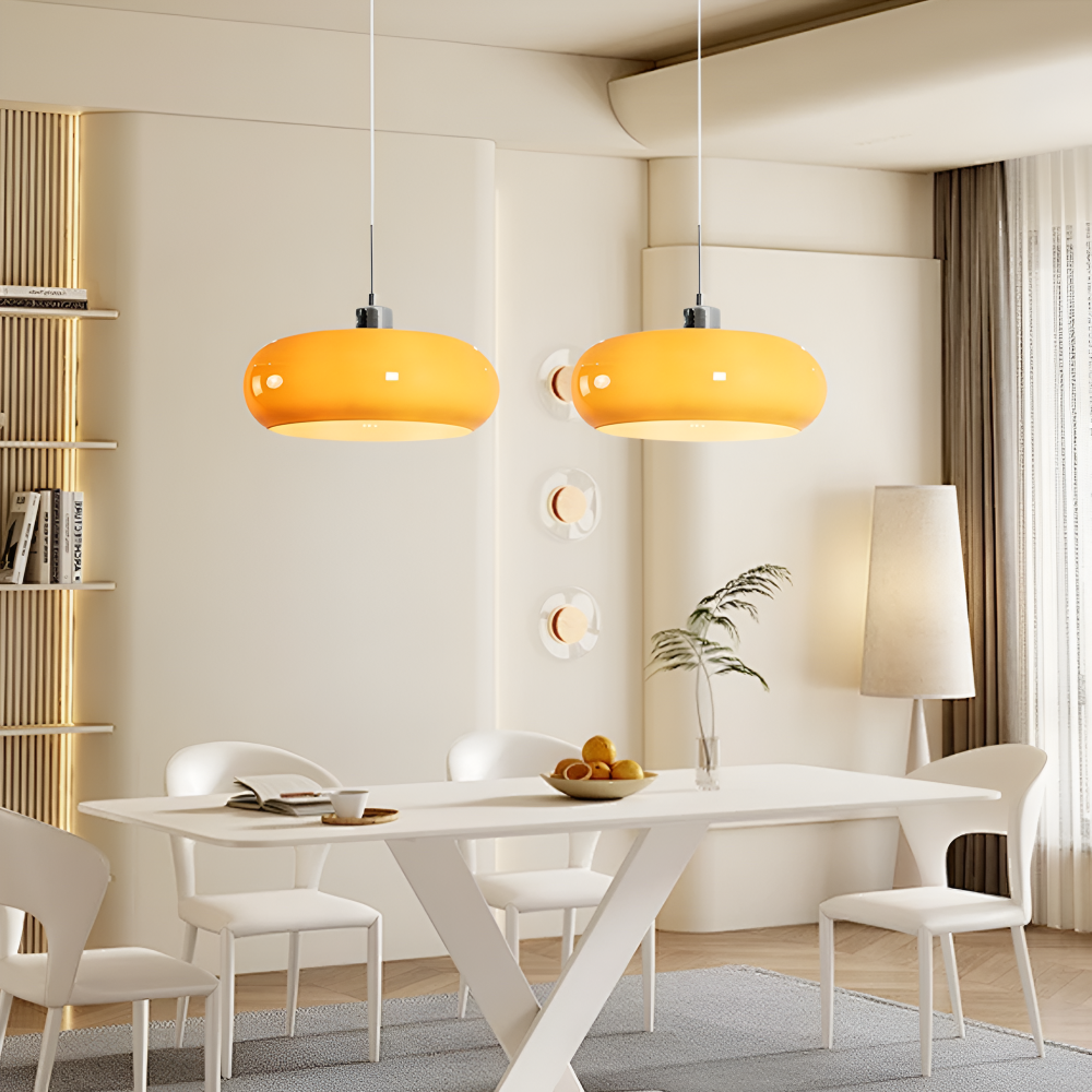 Lampa wisząca szklana Bauhaus nad stół – 3