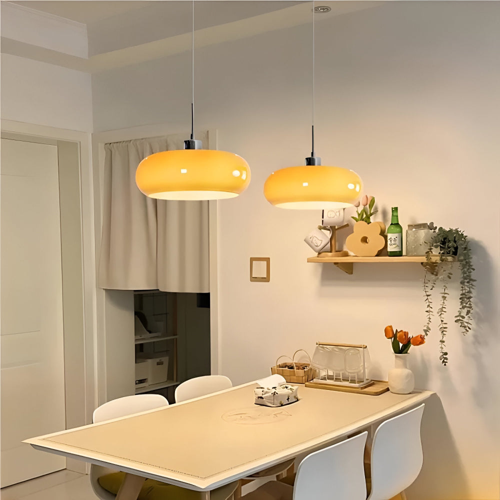 Lampa wisząca szklana Bauhaus nad stół – 8
