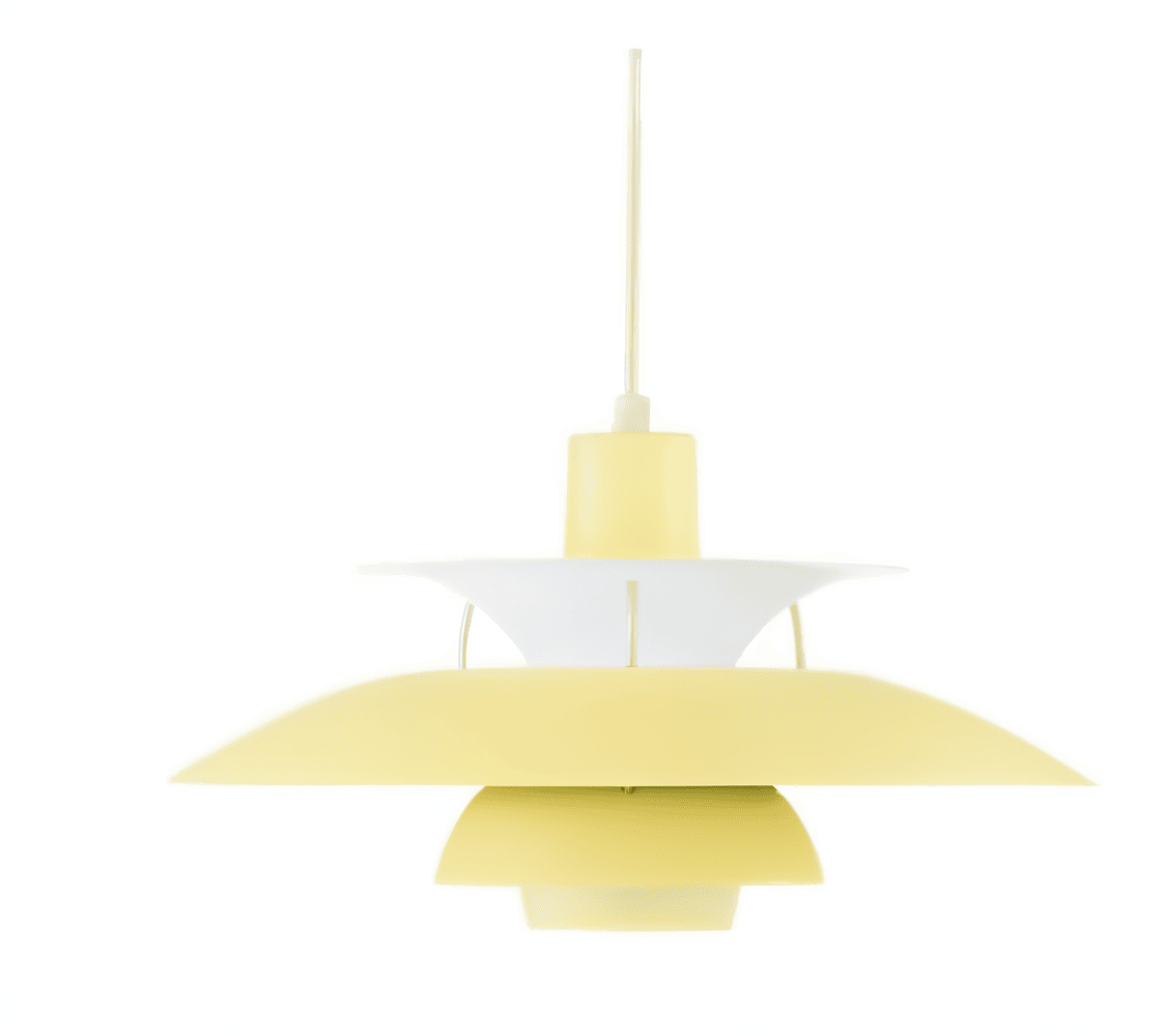 Skandynawska Metalowa Lampa Sufitowa - Klasyczna Wisząca w Ciepłym Stylu do Salonu i Kuchni - 16