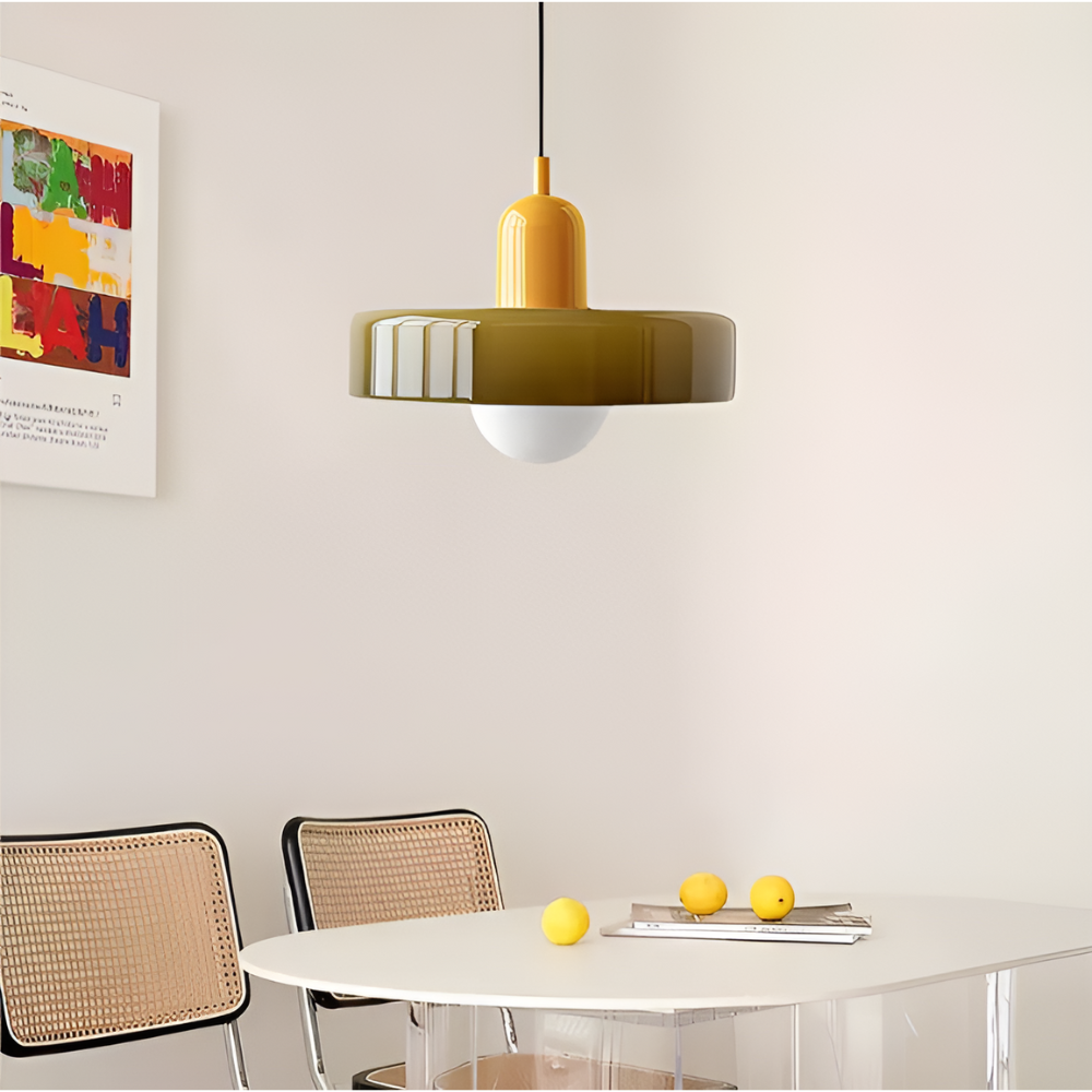 Skandynawska Szklana Lampa Wisząca - Regulowana Elegancja w Przezroczystym Stylu do Salonu 4