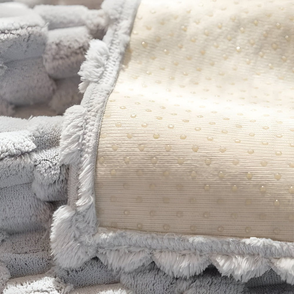 Stylowa Antypoślizgowa Narzuta na Sofę - Wysokiej Jakości Poliester w Eleganckim Designie dla Salonu - 4