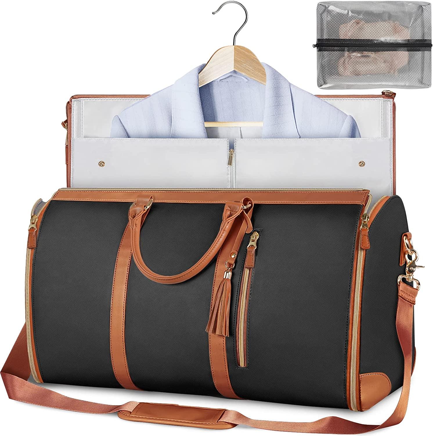 Stylowa Torba SuitBag dla Kobiet | Skórzana, Składana, Jasnoróżowa 5