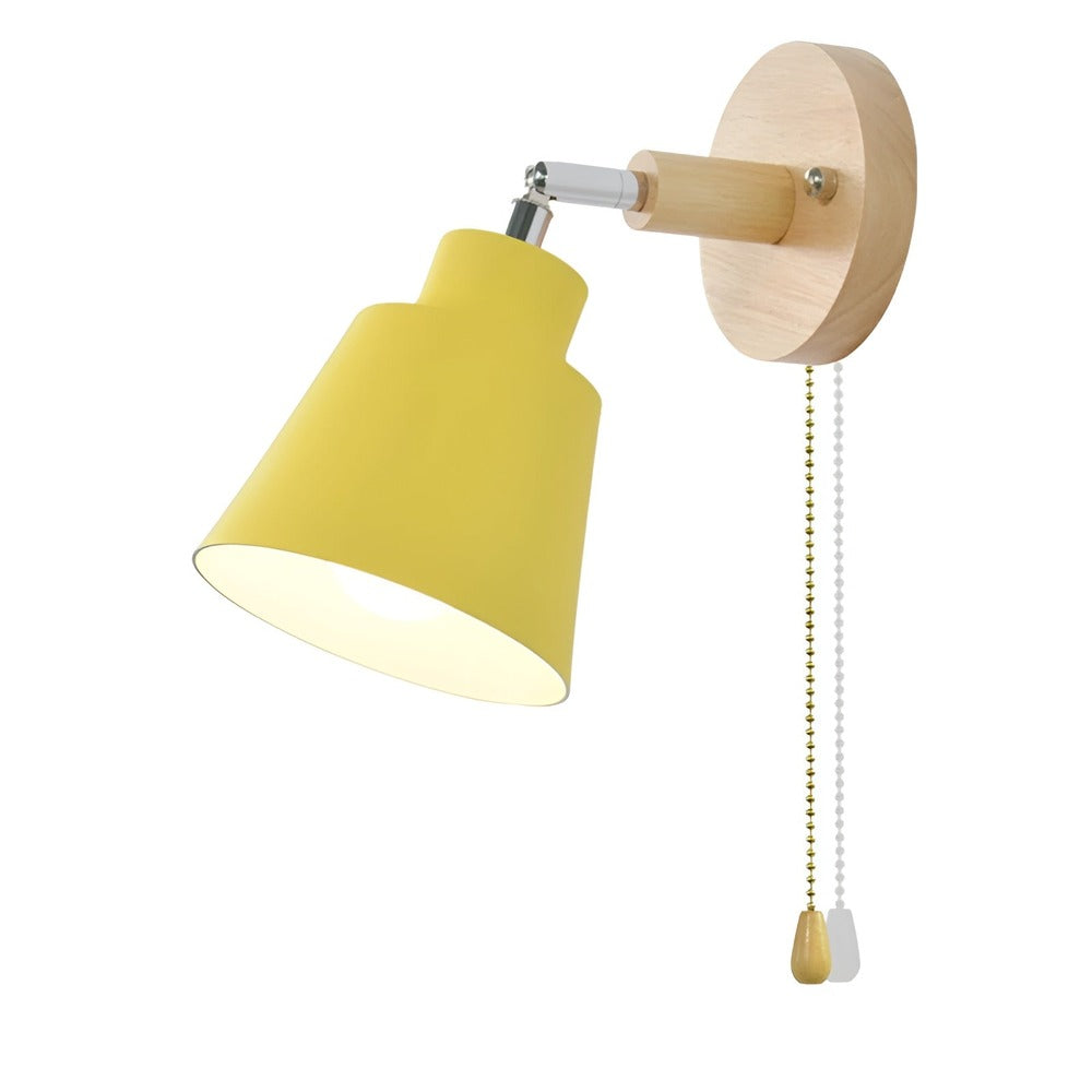 SwivelShine – lampa ścienna z mocowaniem na żelazie i włącznikiem kablowym 12