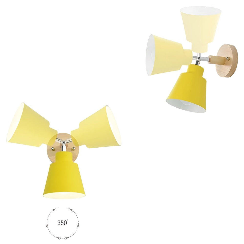 SwivelShine – lampa ścienna z mocowaniem na żelazie i włącznikiem kablowym 4