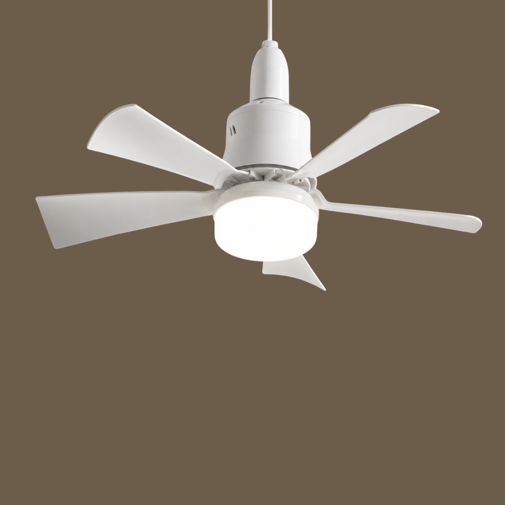 Wentylator sufitowy z oświetleniem E27 LED, gniazdem śrubowym, pilotem, 40W do sypialni i salonu 11