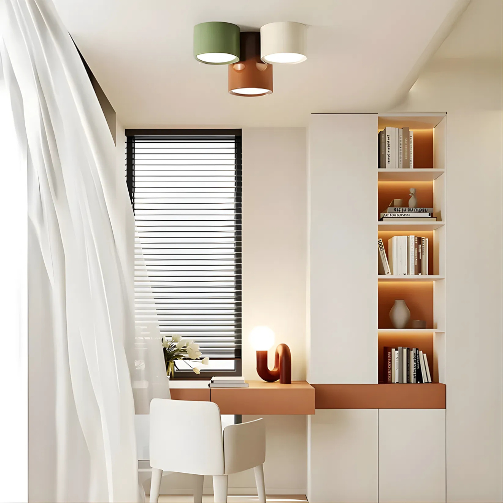 Lampa punktowa sufitowa MALMO – natynkowa tuba LED tricolor, 8 lub 15 cm lub zestaw 3 szt.