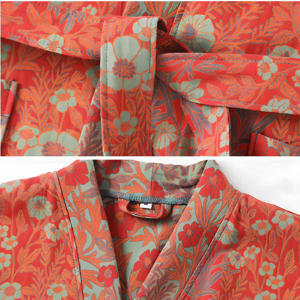 Wiązany pasek szlafroka kimono