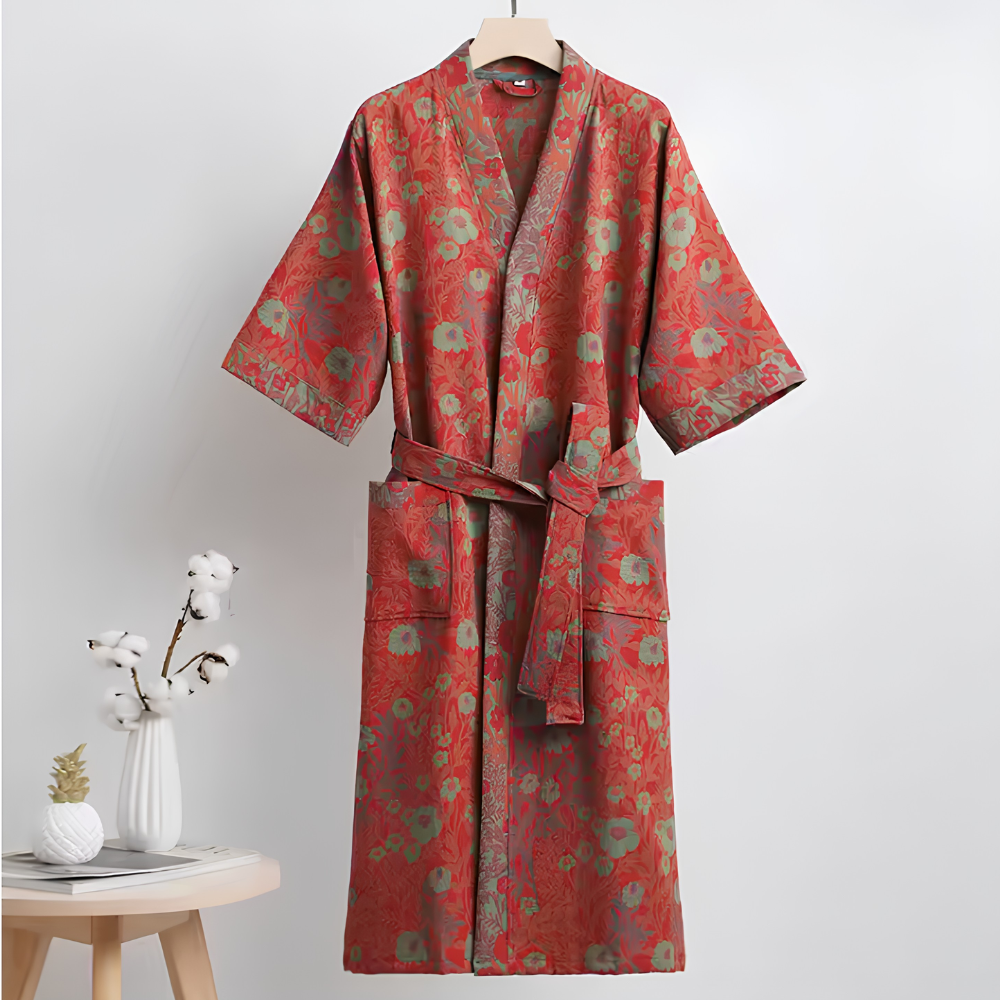 Szlafrok kimono unisex, wzór 02