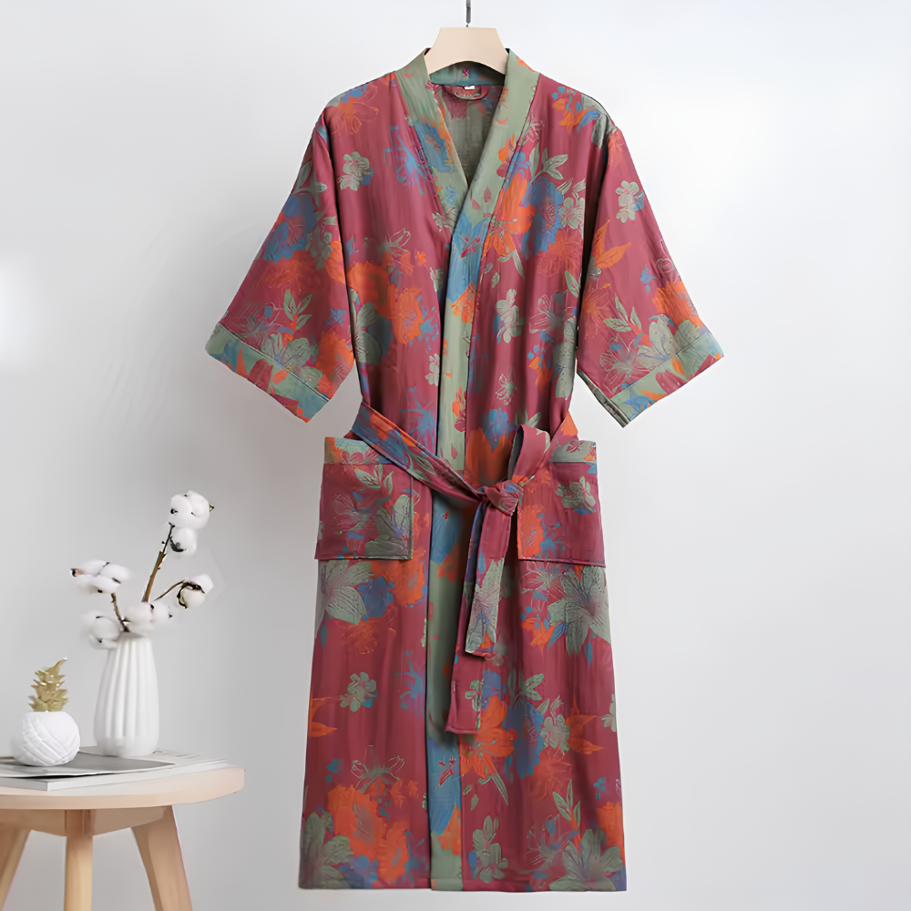 Szlafrok kimono unisex, wzór 03