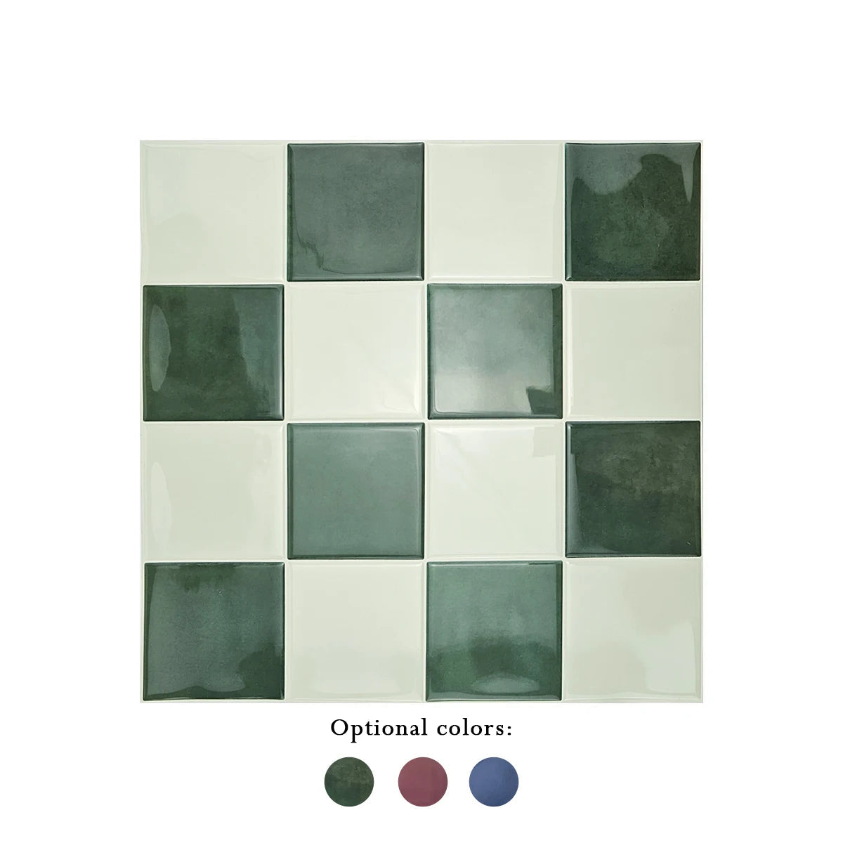 10/30 PC 3D Mozaika Samoprzylepna Płytka Ścienna do Kuchni, Nadaje Się Do Dekoracji Ścian Kuchennych, Kwadratowa 10,5" x 10,5" 0