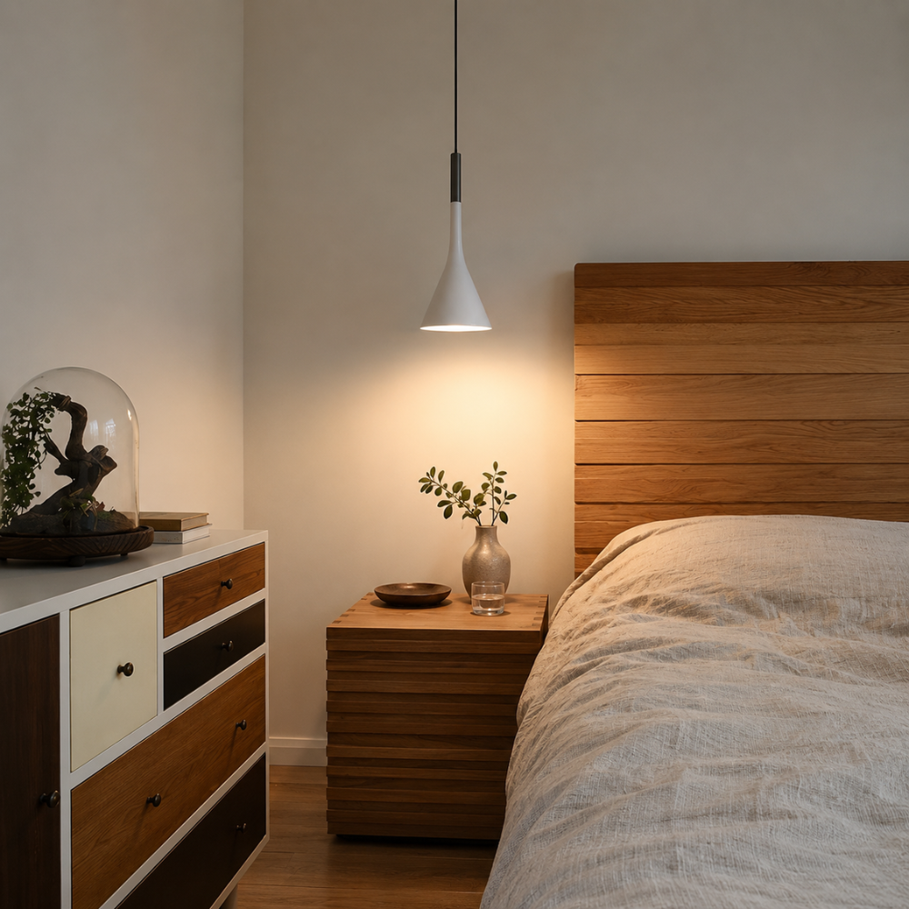 Nowoczesna Stożkowa Lampa Wisząca – Regulowana Lampa Sufitowa w Stylu Nordyckim do Kuchni i Jadalni