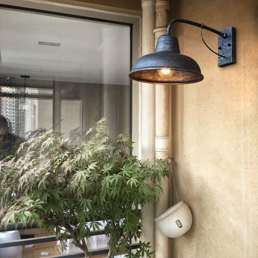 Zewnętrzna Lampa Ścienna w Stylu Industrialnym – Kinkiet Ogrodowy do Elewacji, Garażu i Wejścia