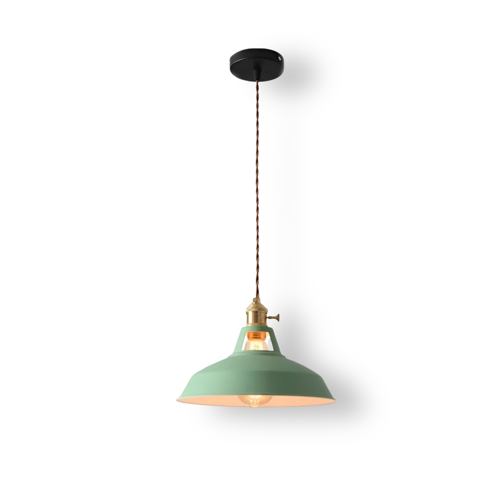BarnFlare Ceiling Lights – Kolorowa lampa wisząca LED w stylu industrialnym z makaronikami 10