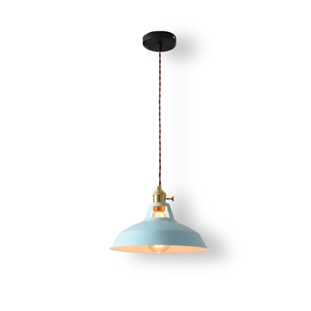 BarnFlare Ceiling Lights – Kolorowa lampa wisząca LED w stylu industrialnym z makaronikami 12