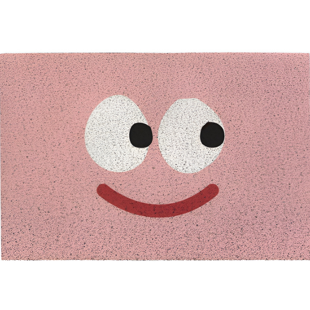 Wycieraczka pod drzwi 40x60 cm – antypoślizgowa mata wewnętrzna z uśmiechem, 6 wzorów