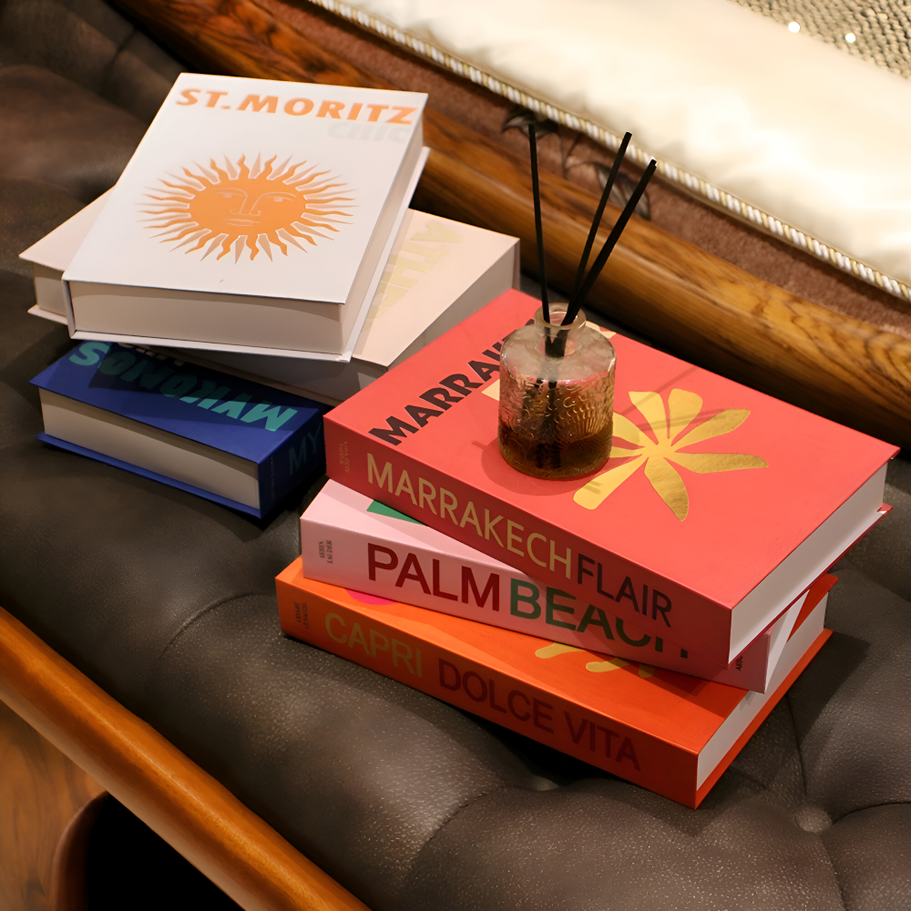 ChicFaux Deco Books - Książki na stolik kawowy - Książki do dekoracji 1