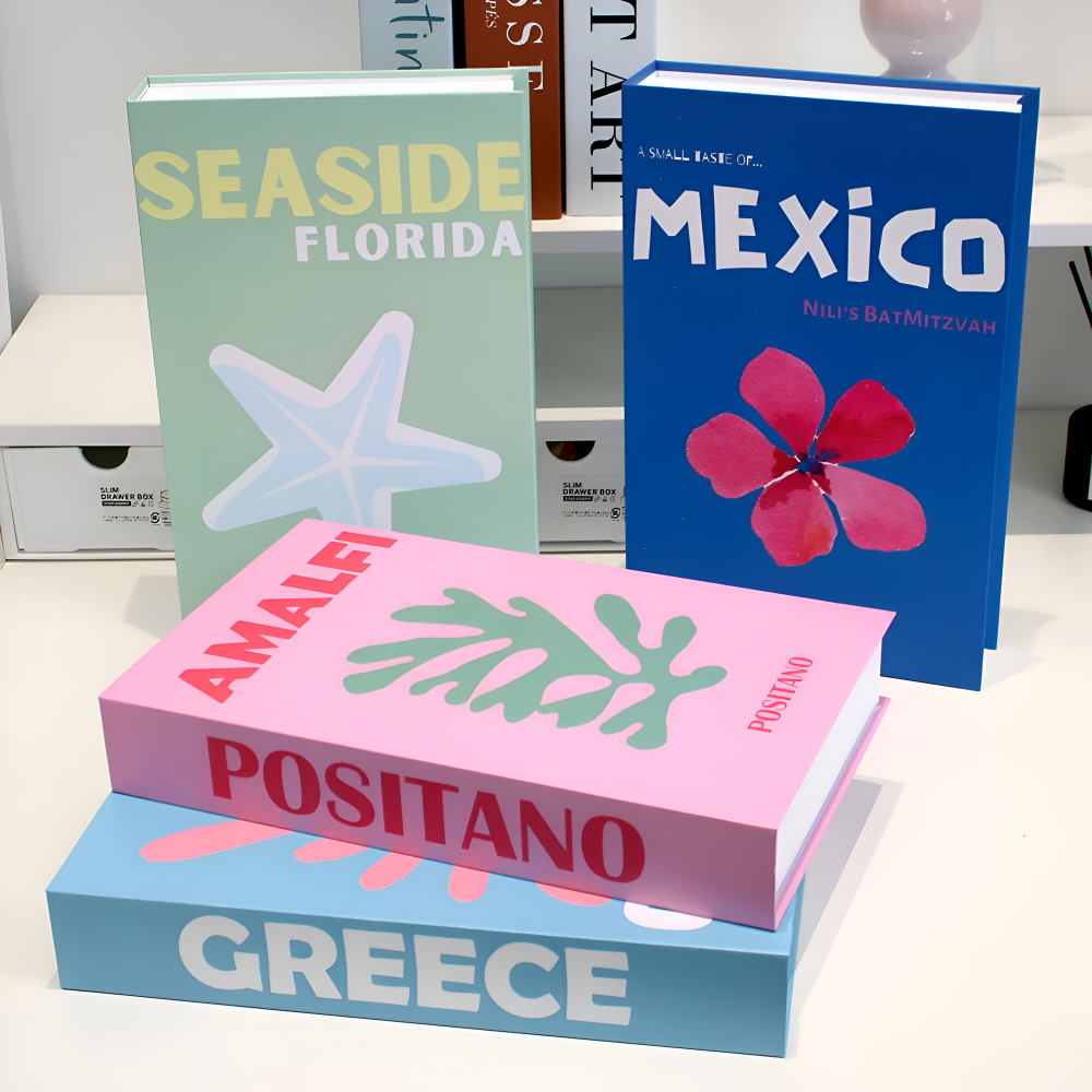 ChicFaux Deco Books - Książki na stolik kawowy - Książki do dekoracji 4